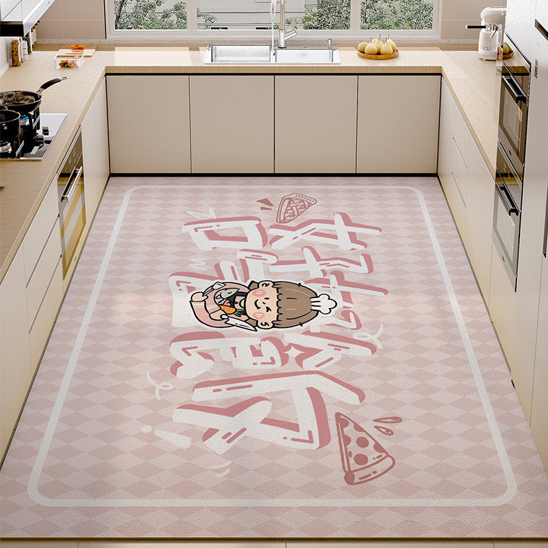 PVC Waterproof Kitchen Mat – Anti-Oil, Anti-Slip, Easy-Clean Floor Mat