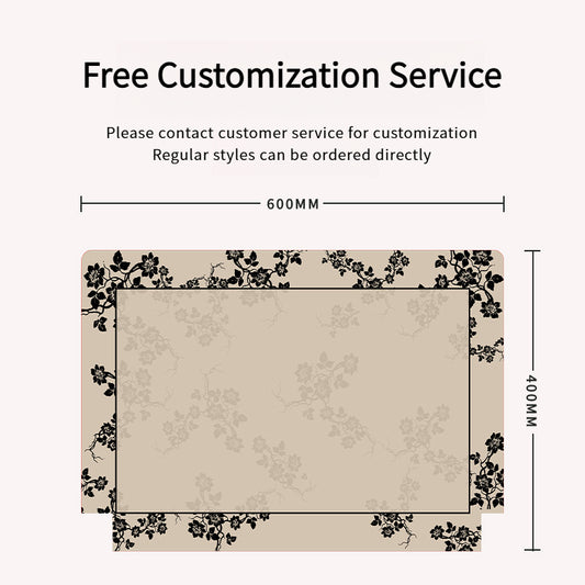 Large Silica Bath Mat – Absorbent & Non-Slip Bathroom Rug