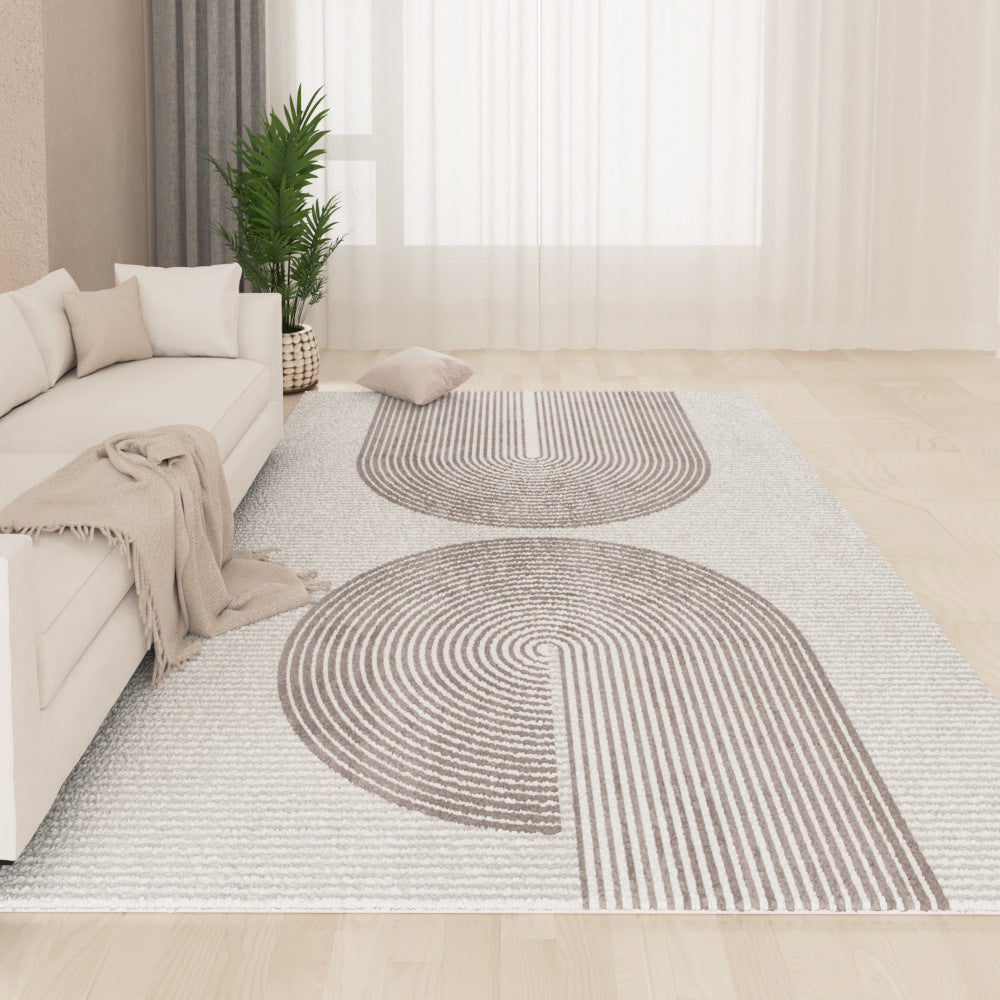 Japanese-Style Lambswool Rug – Soft & Stain-Resistant Carpet