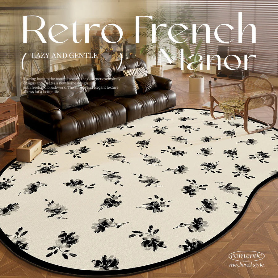 French Irregular Rug – Waterproof, Stain-Resistant, Luxe Rug