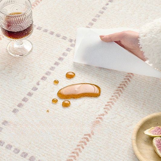 2025 French Cream Living Room Rug – Stain-Resistant, Luxe Rug