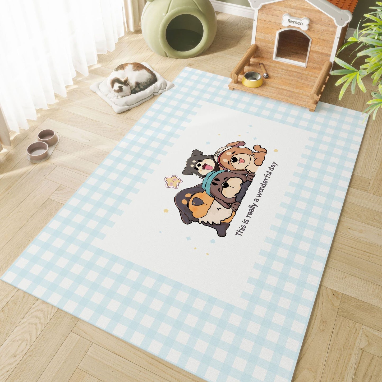 Waterproof pet mat-leather anti-slip pad for Cats & Dogs