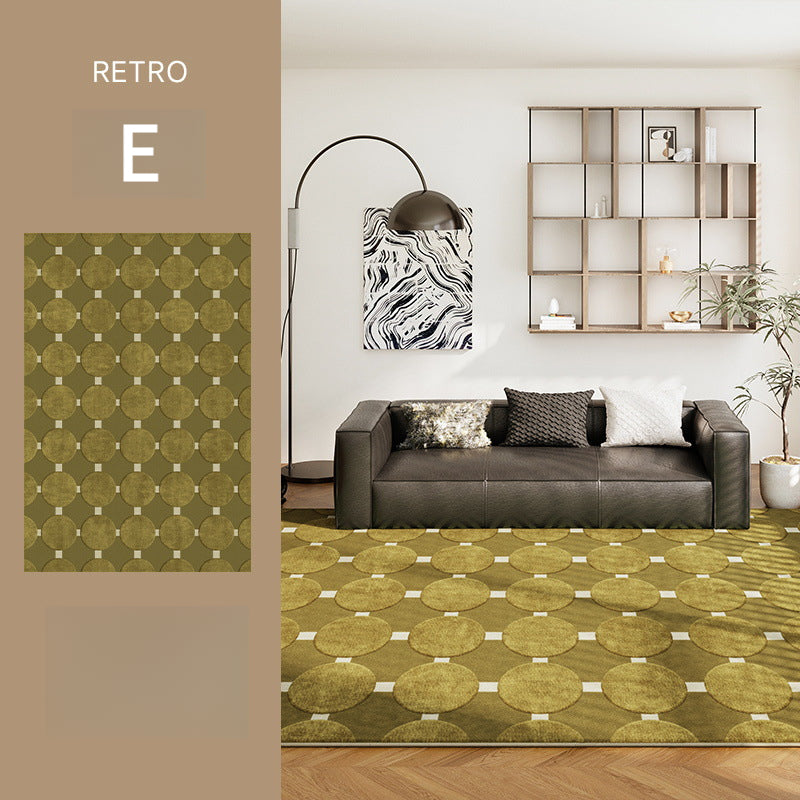 2025 Vintage Green Rug – Durable, Easy-Care French Style
