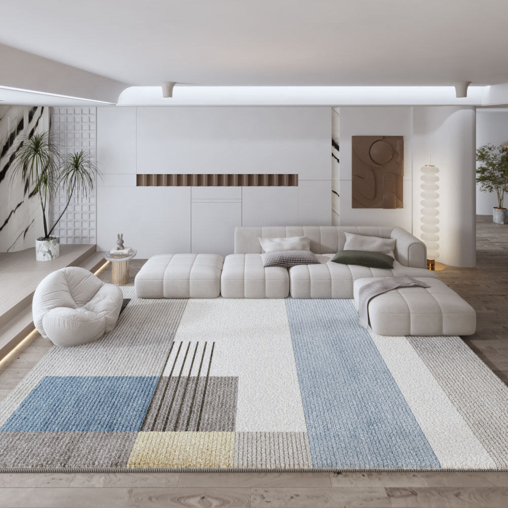 Modern Nordic Rug – Minimalist, Anti-Slip, Full Coverage