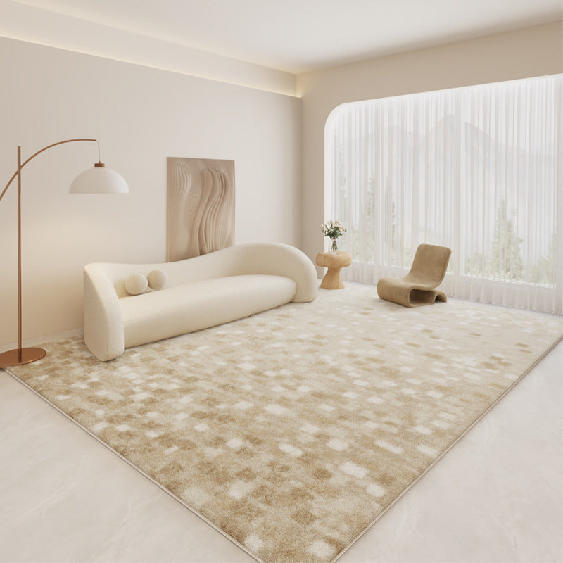 Thickened Cream Lambswool Rug – Living Room & Bedroom Carpet