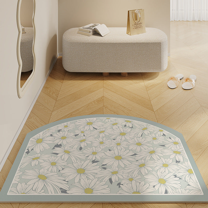 Fresh Leather Entryway Mat – Noise-Reducing, Washable, Customizable Door Mat