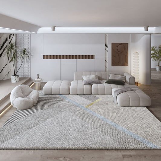 Modern Nordic Rug – Minimalist, Anti-Slip, Full Coverage