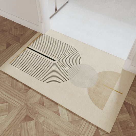 Leather Entryway Door Mat – Waterproof, Non-Slip & Customizable