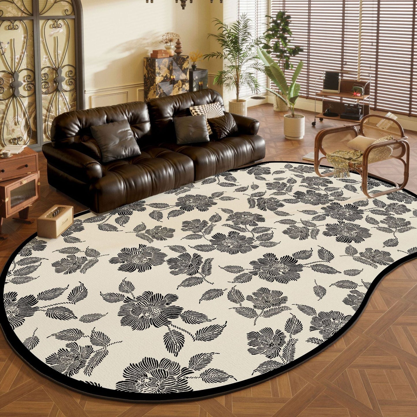 French Irregular Rug – Waterproof, Stain-Resistant, Luxe Rug
