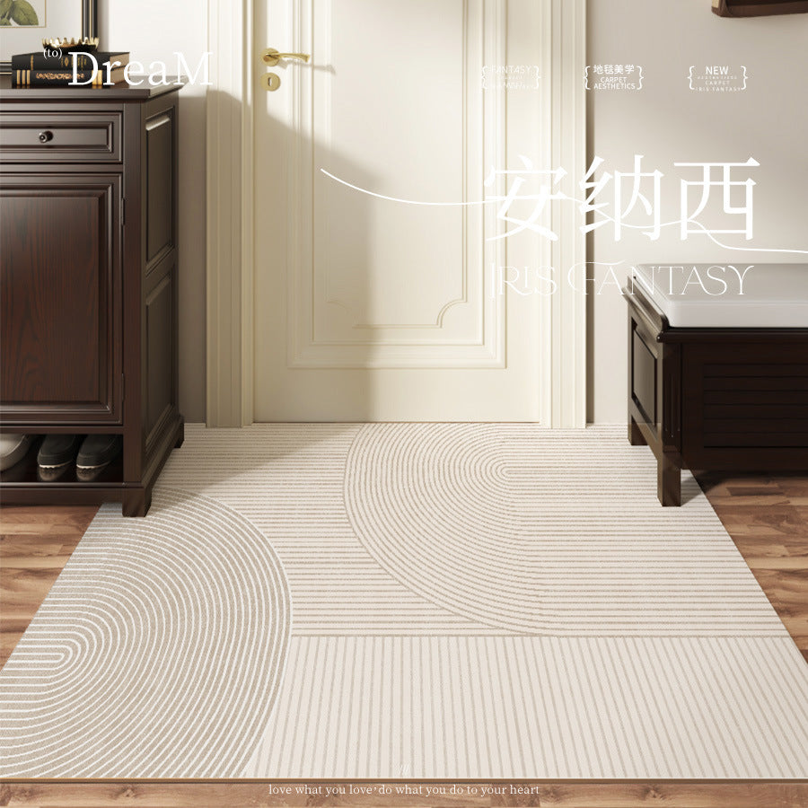 PVC Leather Entrance Rug – Washable, Customizable Door Mat for Entryway