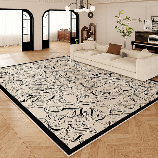 2025 French Vintage Rug – Luxe, Thick, Retro Style