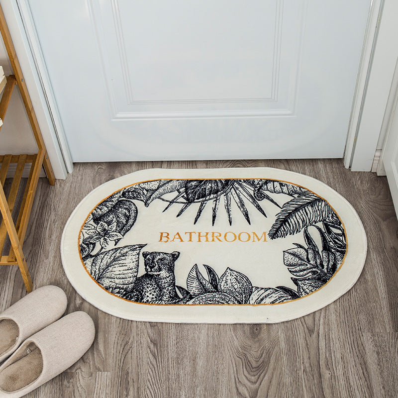 Northern Plush Bath Mat-Hot Absorbent Faux Cashmere Rug