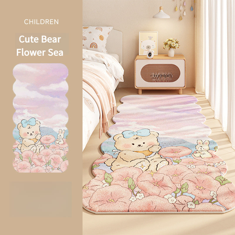 Kids Plush Bedside Rug – Cute, Durable, Thick Rug
