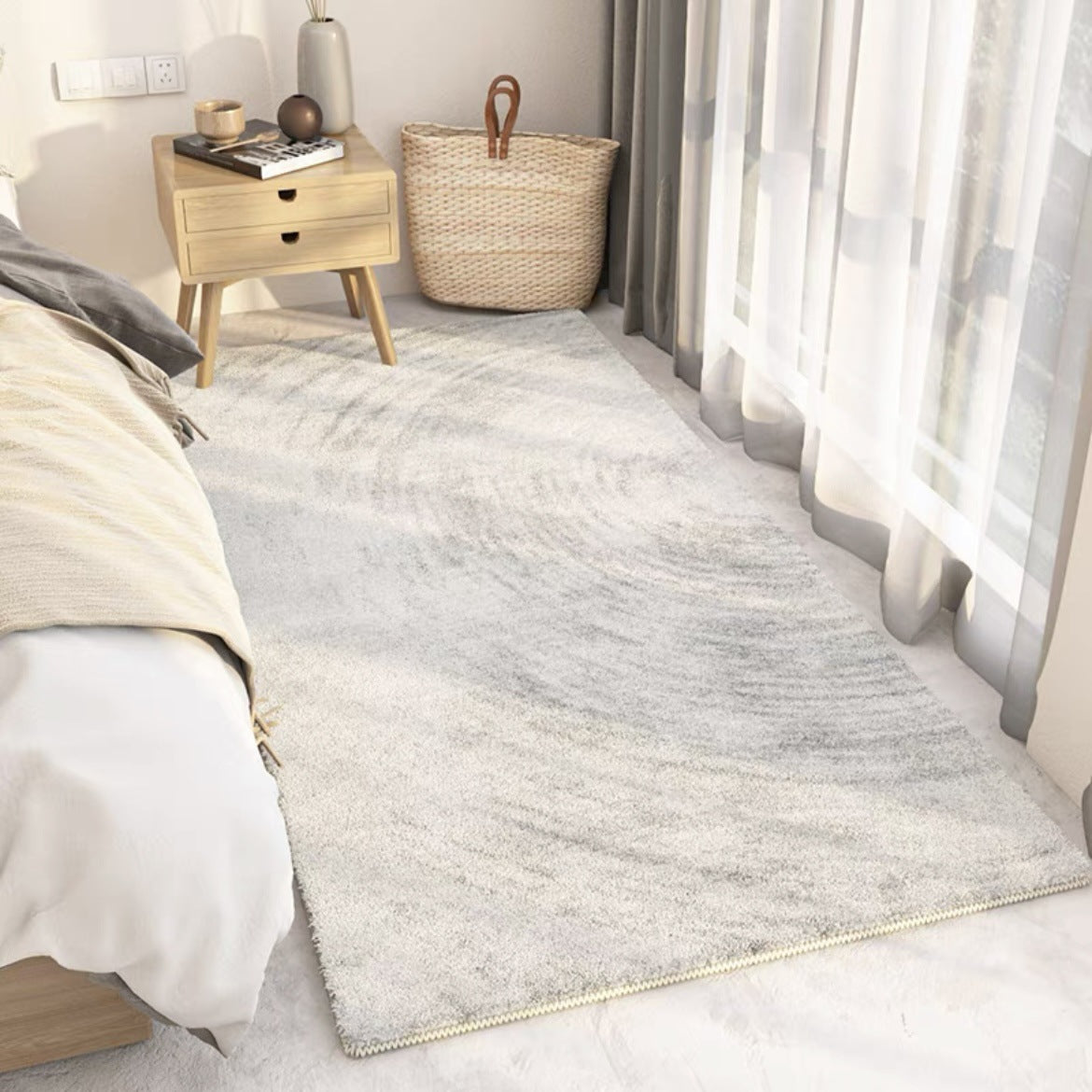 Modern Northern Faux Cashmere Rug-Hot & No-Slip