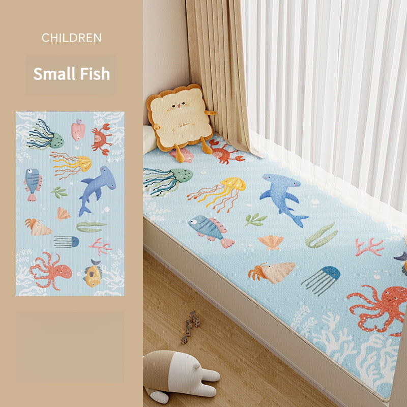 Cartoon Bay Window Cushion – 2025 New Style, Machine-Washable