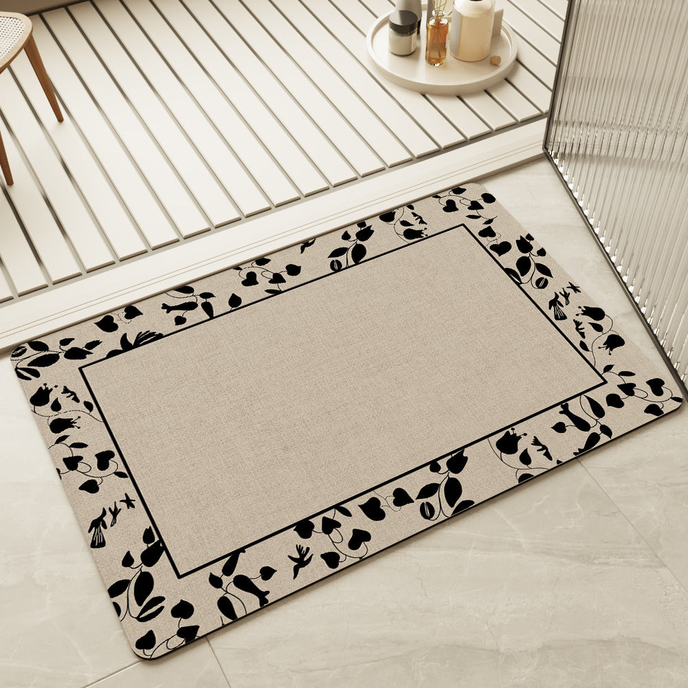Bathroom Diatomite Mat – Super Absorbent, Anti-Slip
