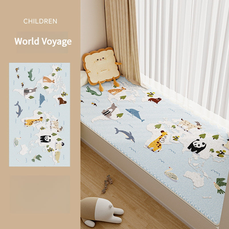 Cartoon Bay Window Cushion – 2025 New Style, Machine-Washable