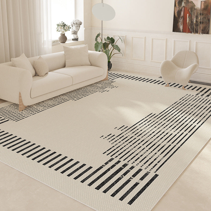 2025 Cream Loop Pile Rug – Minimalist, Full Coverage Rug