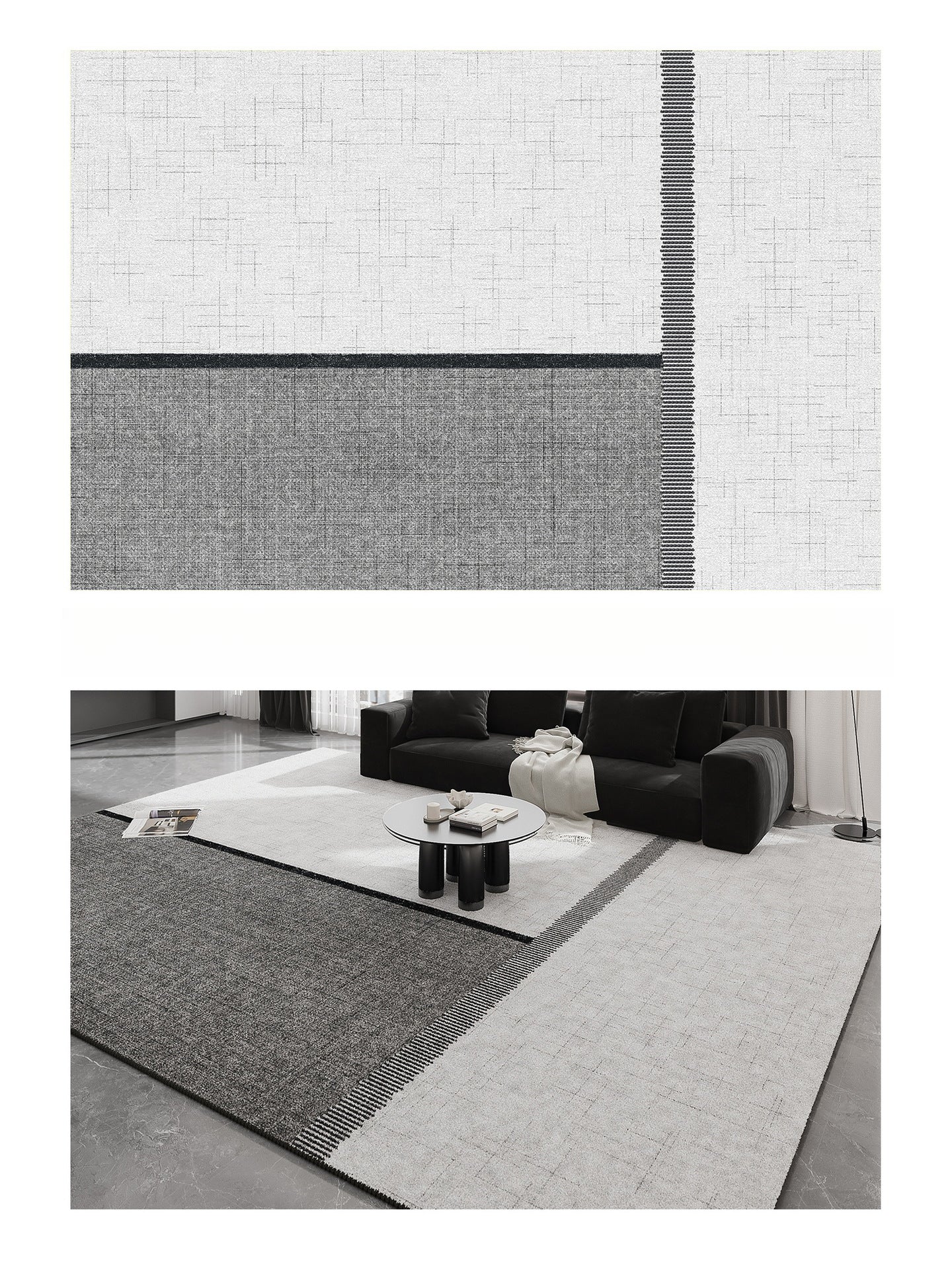2025 New Living Room Carpet – Waterproof, Stain-Resistant, Minimalist Style