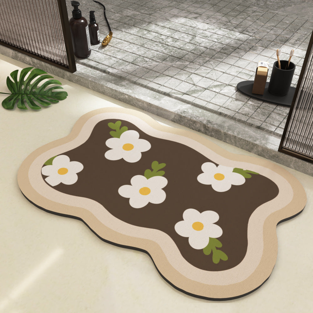 Tech Fabric Soft Bath Mat – Luxury Anti-Slip Bathroom Rug