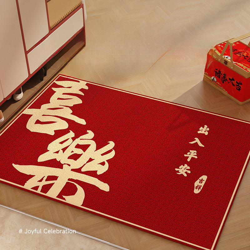 2025 Red Entryway Mat – Durable, Anti-Slip, Stylish