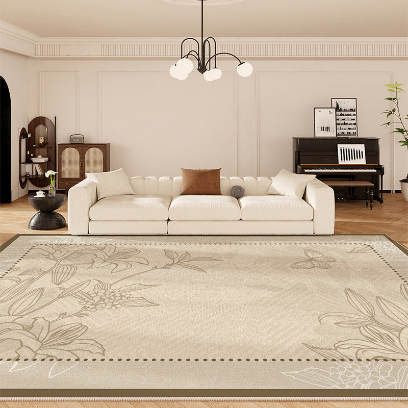 2025 French Vintage Rug – Luxe, Thick, Retro Style