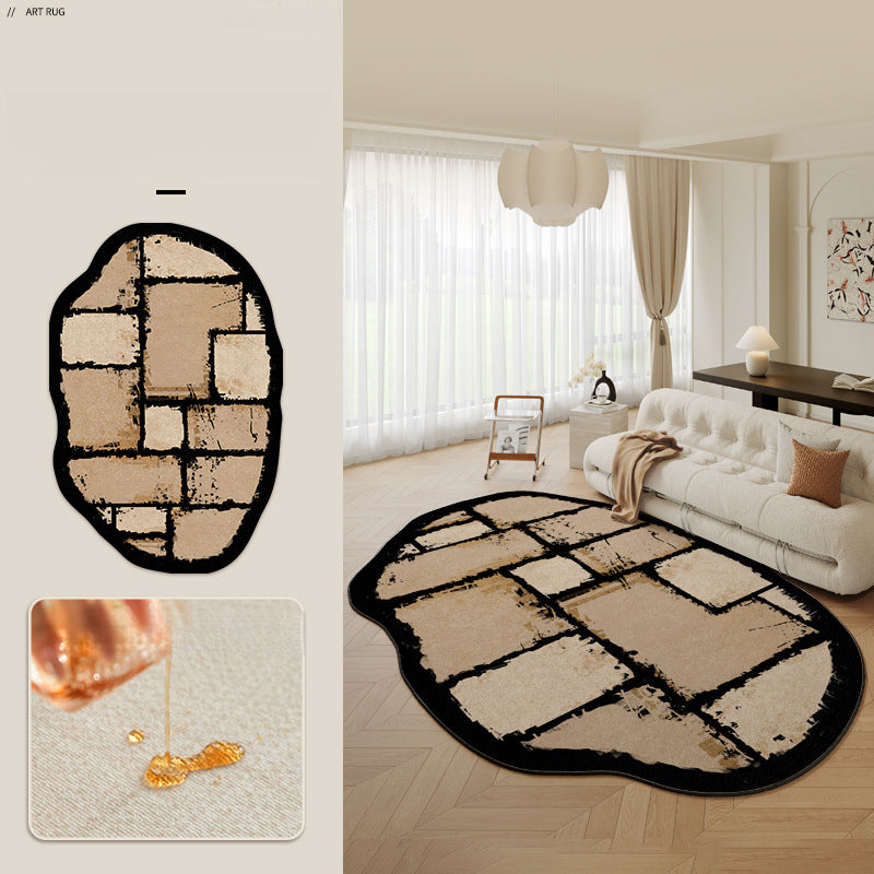 2025 French Retro Rug – Stain-Resistant, Easy-Care Rug