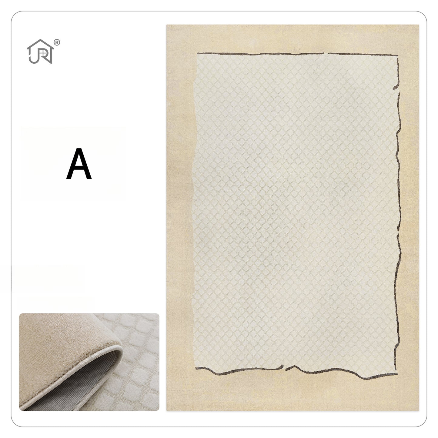 Cream Nordic Rug – Minimalist, Luxe, Wabi-Sabi Inspired