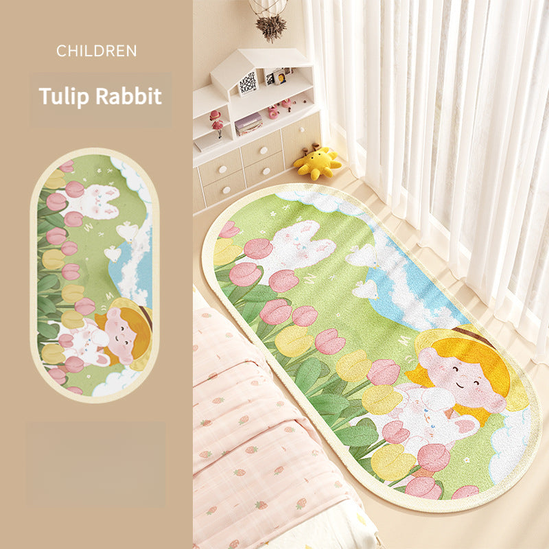 Kids Plush Bedside Rug – Cute, Durable, Thick Rug