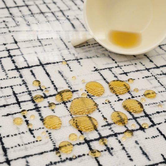 2025 Chanel-Style Rug – Waterproof, Plush, Black & White