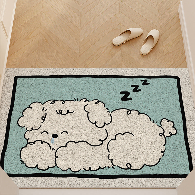Cute Cartoon Entryway Rug – Non-Slip & Easy-Clean Doormat