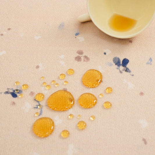 Cream French Round Rug – Anti-Slip, Soundproof Rug