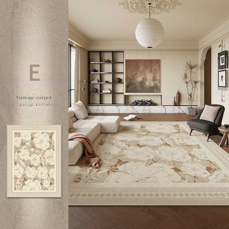 2025 Vintage French Rug – Stain-Resistant, Luxe Rug