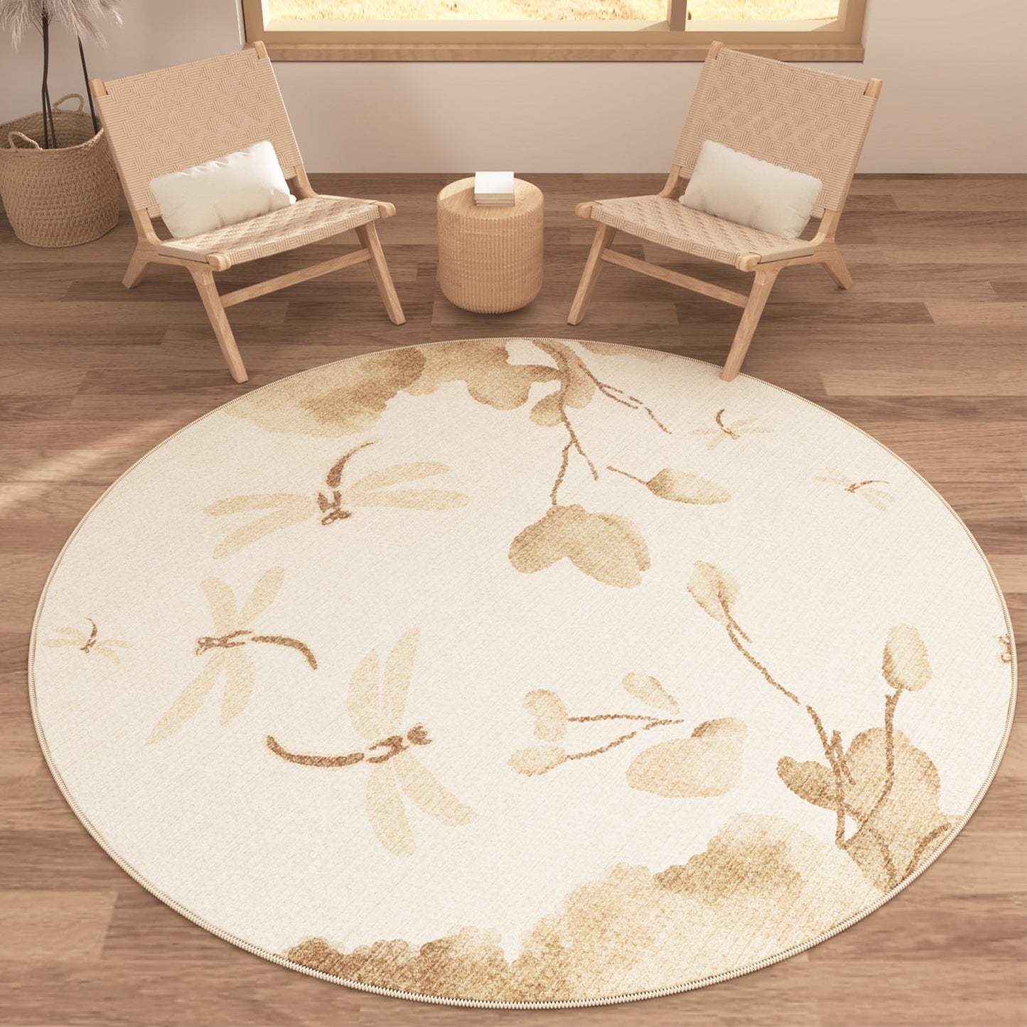 Japanese-Style Lambswool Rug – Soft & Stain-Resistant Carpet