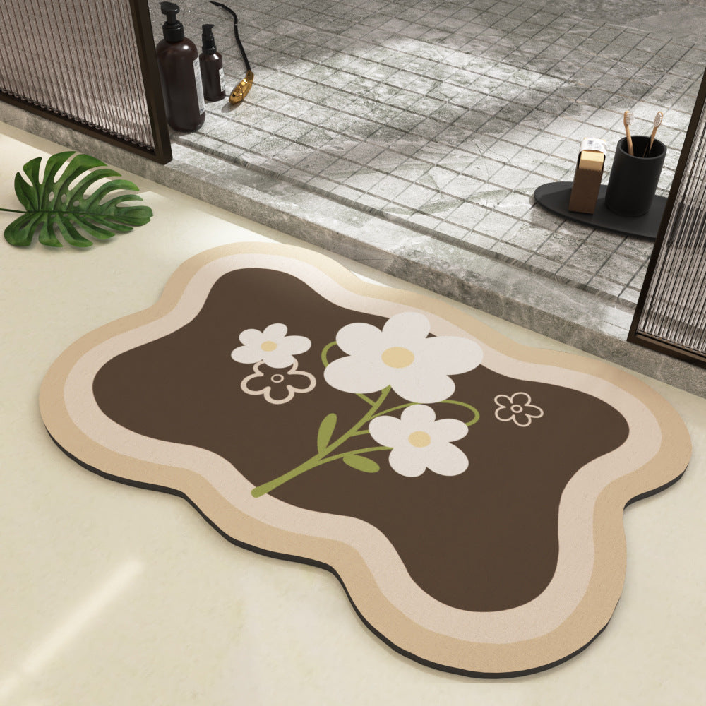 Tech Fabric Soft Bath Mat – Luxury Anti-Slip Bathroom Rug