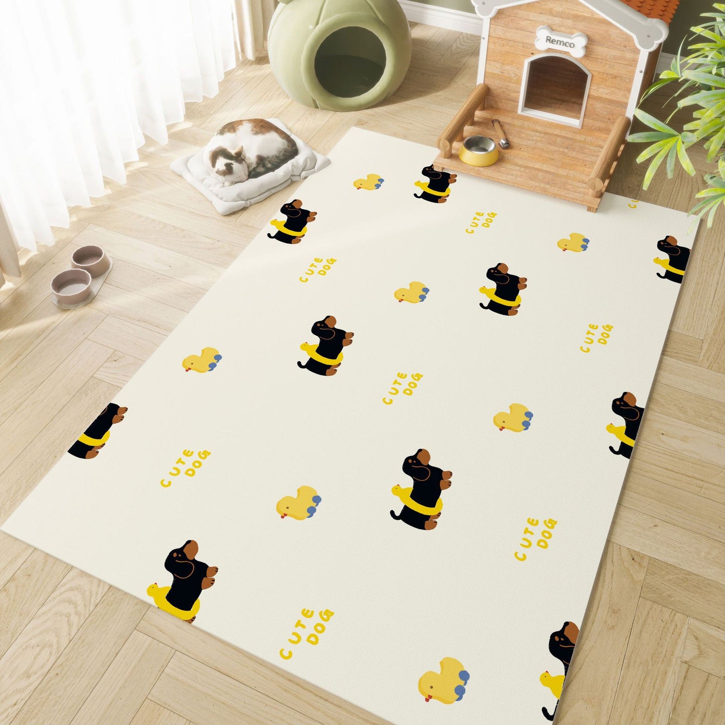 Waterproof pet mat-leather anti-slip pad for Cats & Dogs