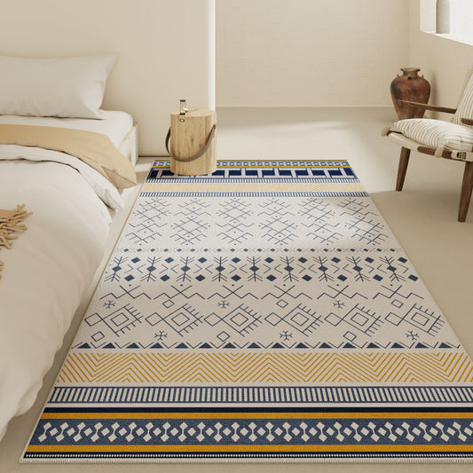 Moroccan Style Area Rug – Boho Chic Carpet for Living Room & Bedroom