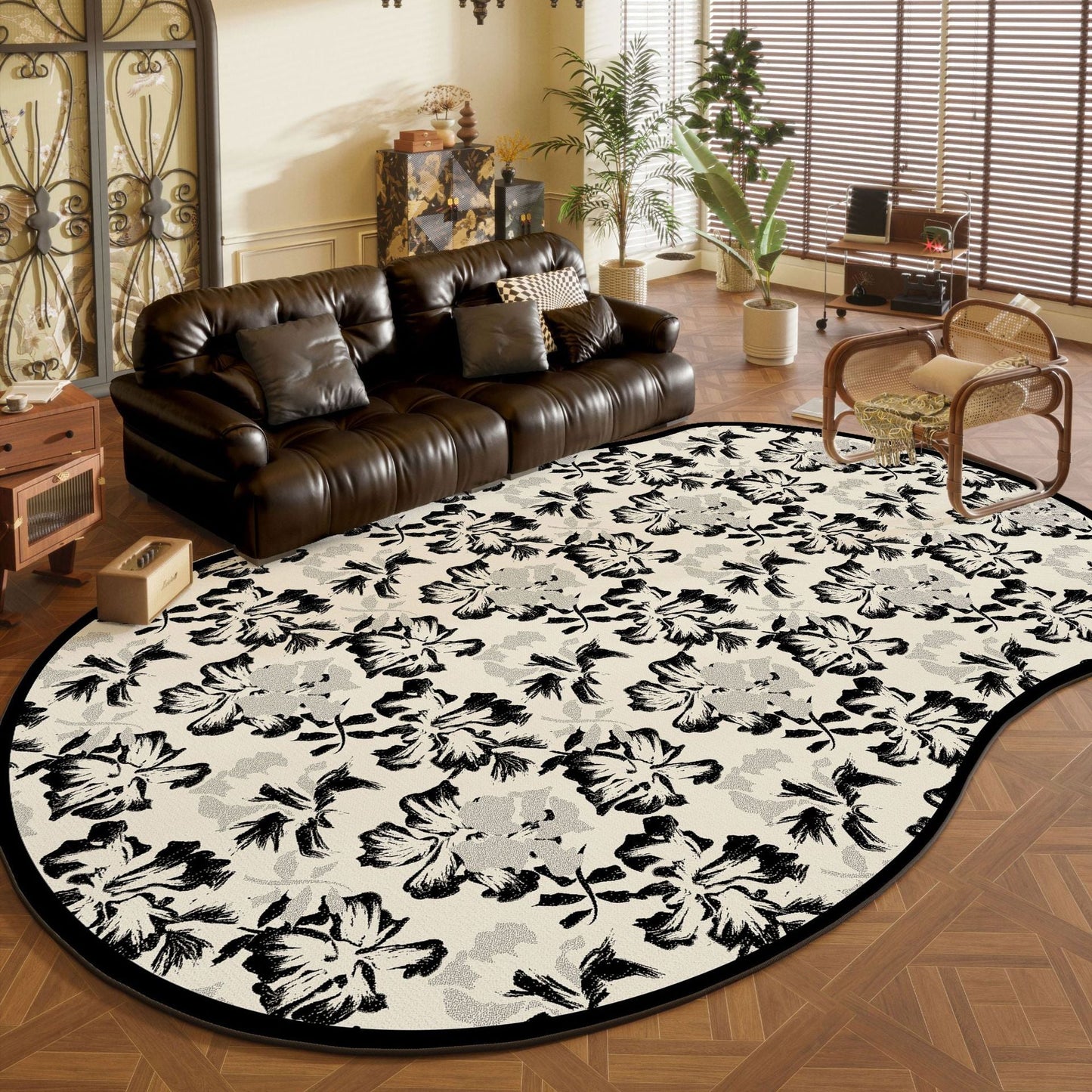 French Irregular Rug – Waterproof, Stain-Resistant, Luxe Rug
