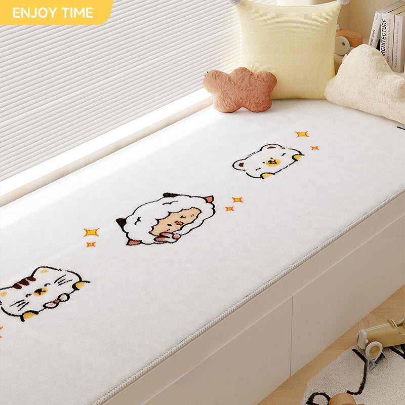 2025 Fluffy Bay Window Cushion – Waterproof, Stain-Resistant