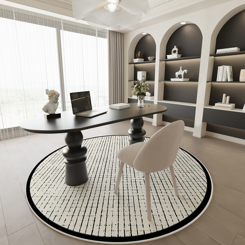 French Round Rug – Anti-Slip, Soundproof, Luxe Rug