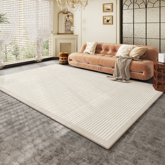 2025 Cream Loop Pile Rug – TPR Backing, Full Coverage Rug