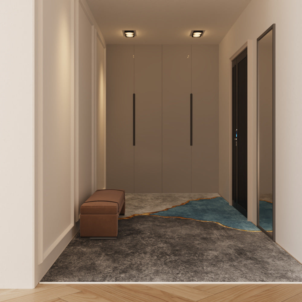 PVC Nordic Style Entryway Door Mat – Customizable Door Carpet for Hallway