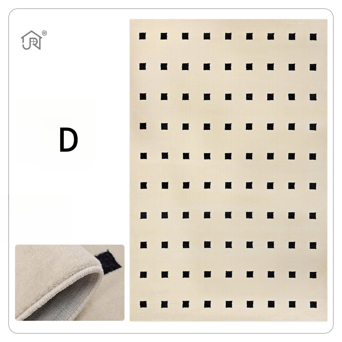 Cream Nordic Rug – Minimalist, Luxe, Wabi-Sabi Inspired