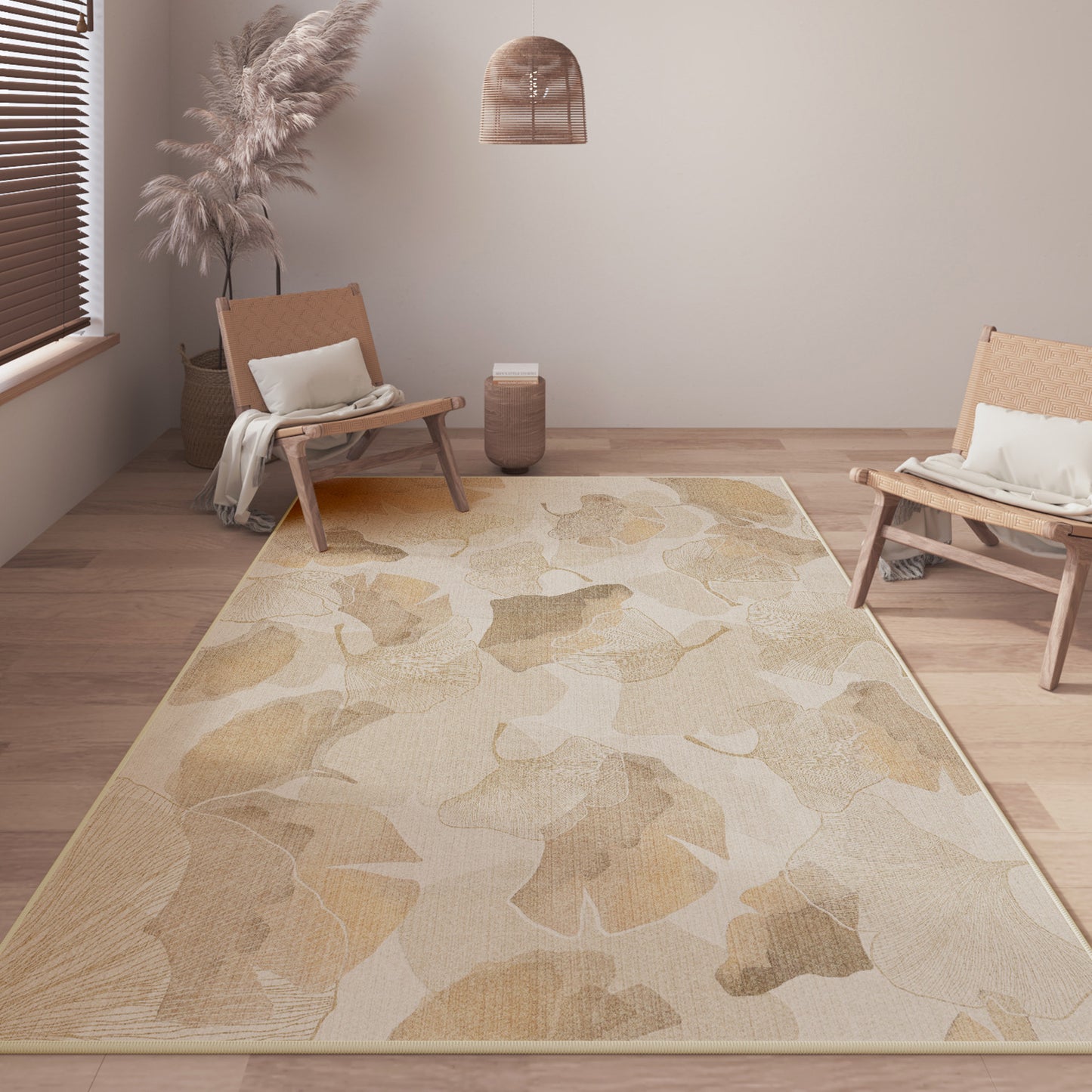 Wabi-sabi living room rug-cream three-proof non-slip carpet