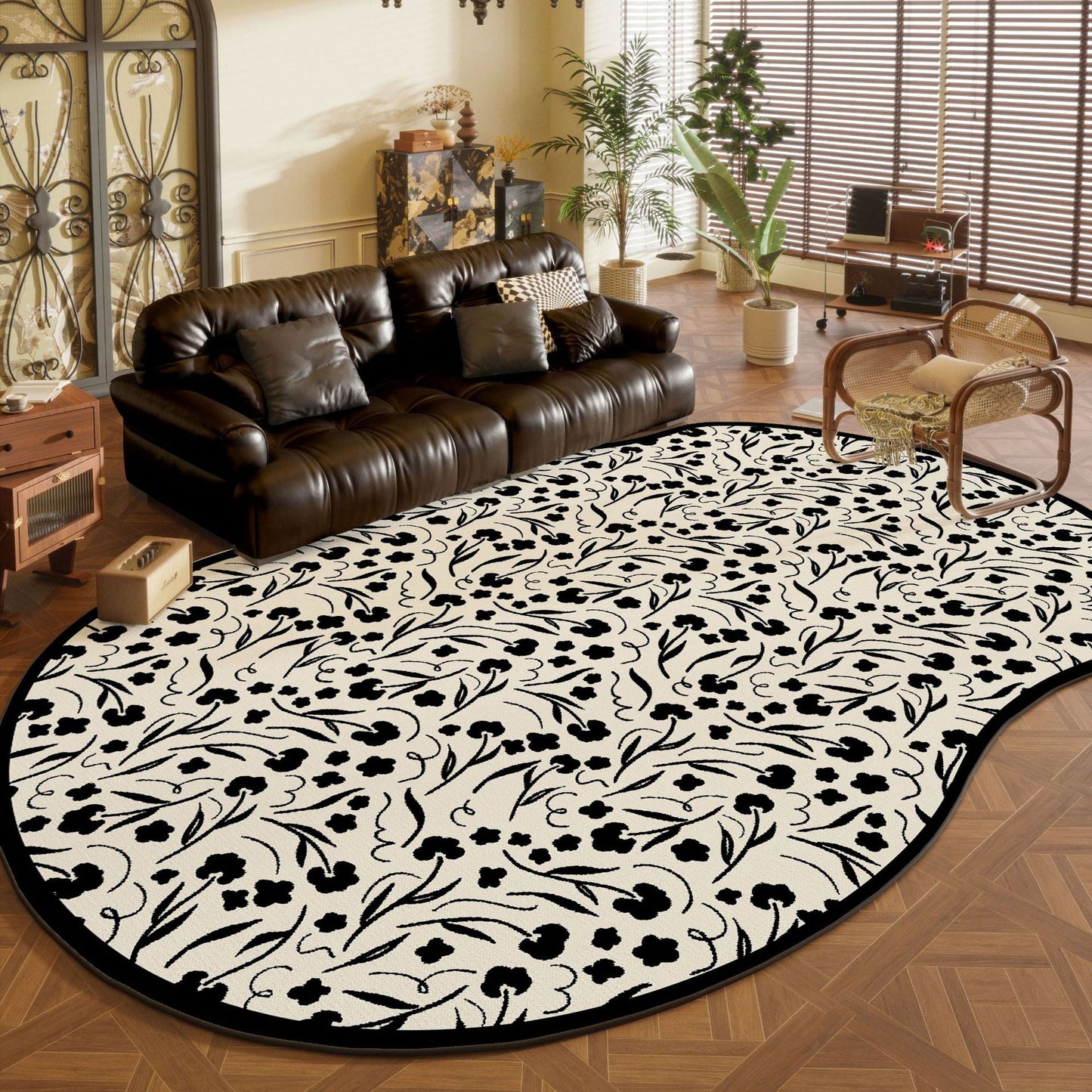 French Irregular Rug – Waterproof, Stain-Resistant, Luxe Rug