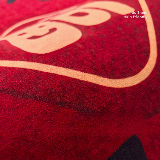 "Good Fortune" Square Rug – Anti-Slip, Luxe Office Mat