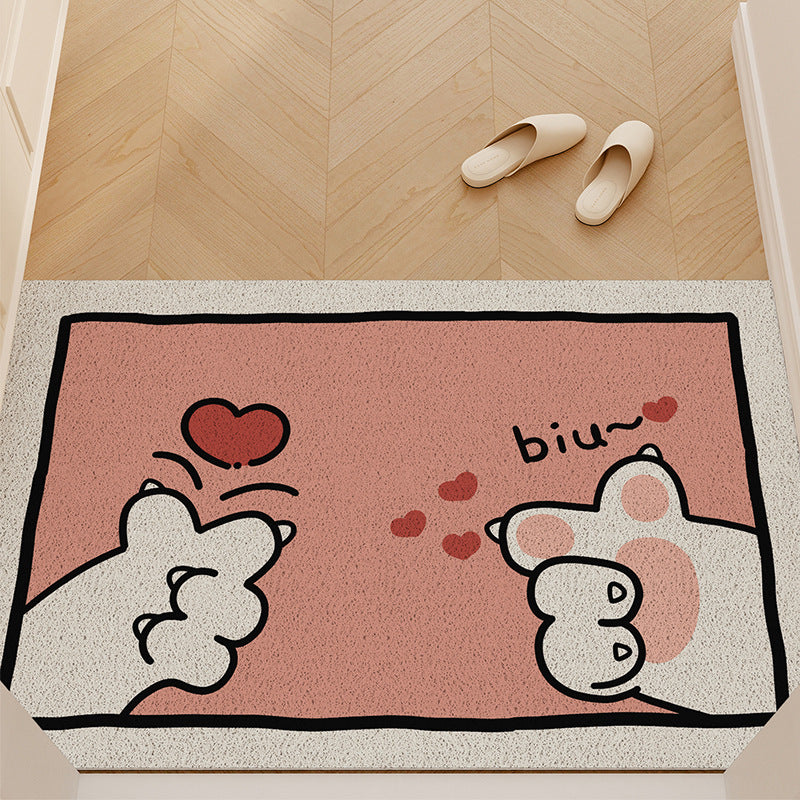 Cute Cartoon Entryway Rug – Non-Slip & Easy-Clean Doormat