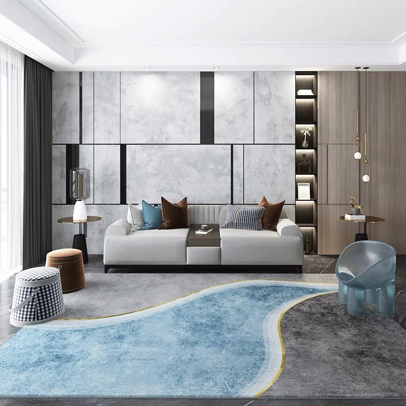 French Retro & Japanese Wabi-Sabi Rug – Nordic Luxury Lambswool Carpet