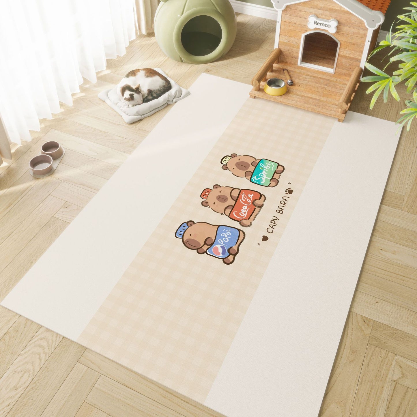 Waterproof pet mat-leather anti-slip pad for Cats & Dogs