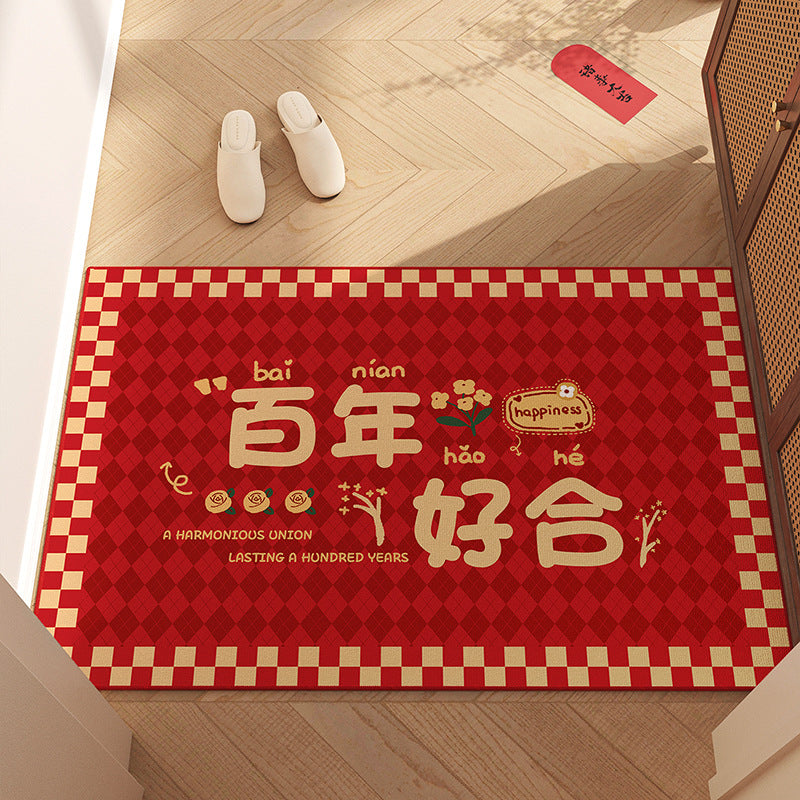 2025 Red Entryway Mat – Durable, Anti-Slip, Stylish